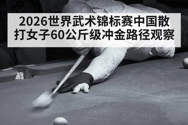 2026世界武术锦标赛中国散打女子60公斤级冲金路径观察
